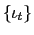 $ \{\iota_{t}\}$