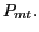$ P_{mt}.$