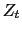 $ Z_{t}$
