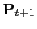 $ \mathbf{P}_{t+1}$