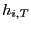 $ h_{i,T}$
