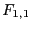 $ F_{1,1}$