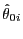 $ \hat{\theta}_{0i}$
