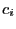 $ c_{i}$