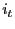 $ i_{t}$