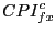 $\displaystyle CPI_{fx}^{c}$