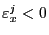 $ \varepsilon_{x}^{j}<0$