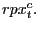 $ rpx_{t}^{c}.$