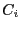 $ C_{i}$