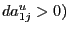 $ da_{1j}^{u}>0)$