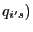 $ q_{i^{\prime}s}) $