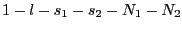 $ 1-l-s_{1}-s_{2}-N_{1}-N_{2}$