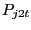 $ P_{j2t}$