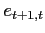 $ e_{t+1,t}$