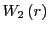 $ W_{2}\left( r\right) $