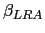 $ \beta _{LRA}$