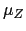 $ \mu_{Z}$