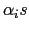 $ \alpha_{i}s $