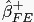 $ \hat{\beta}_{FE}^{+}$