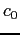 $ c_{0}$
