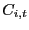 $ C_{i,t}$
