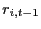 $ r_{i,t-1}$