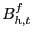 $ B^{f}_{h,t}$