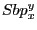 $ Sbp_{x}^{y} $