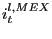 $ i_{t}^{l,MEX}$