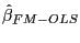 $ \hat{\beta}_{FM-OLS}$