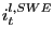 $ i_{t}^{l,SWE}$