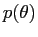 $ p(\theta)$