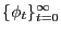 $ \{ \phi _{t}\}_{t=0}^{\infty}$