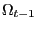 $ {\Omega}_{t-1}$