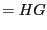 $\displaystyle =HG$