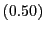$ \left( 0.50\right) $