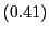 $ \left( 0.41\right) $