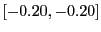 $ [-0.20,-0.20]$