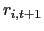 $ r_{i,t+1}$