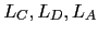 $ L_{C},L_{D},L_{A}$