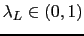 $\lambda_L \in (0,1)$