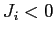 $ J_{i}<0$