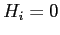 $ H_{i}=0$