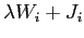 $ \lambda W_{i}+J_{i}$
