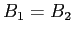 $ B_{1}=B_{2}$