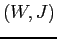 $ (W,J)$