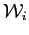 $ \mathcal{W}_{i}$
