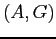 $ \left( A,G\right) $