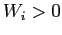 $ W_{i}>0$