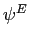 $ \psi^{E}$